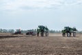 KROPIVNITSKIY; UKRAINE Ã¢â¬â 22 September; 2017: Panoramic view agricultural exhibition Agroexpo-2017. Demonstration of